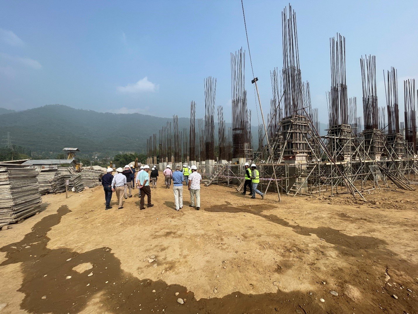 The IOL factory in Nepal under construction. The factory is due to open in 2026.