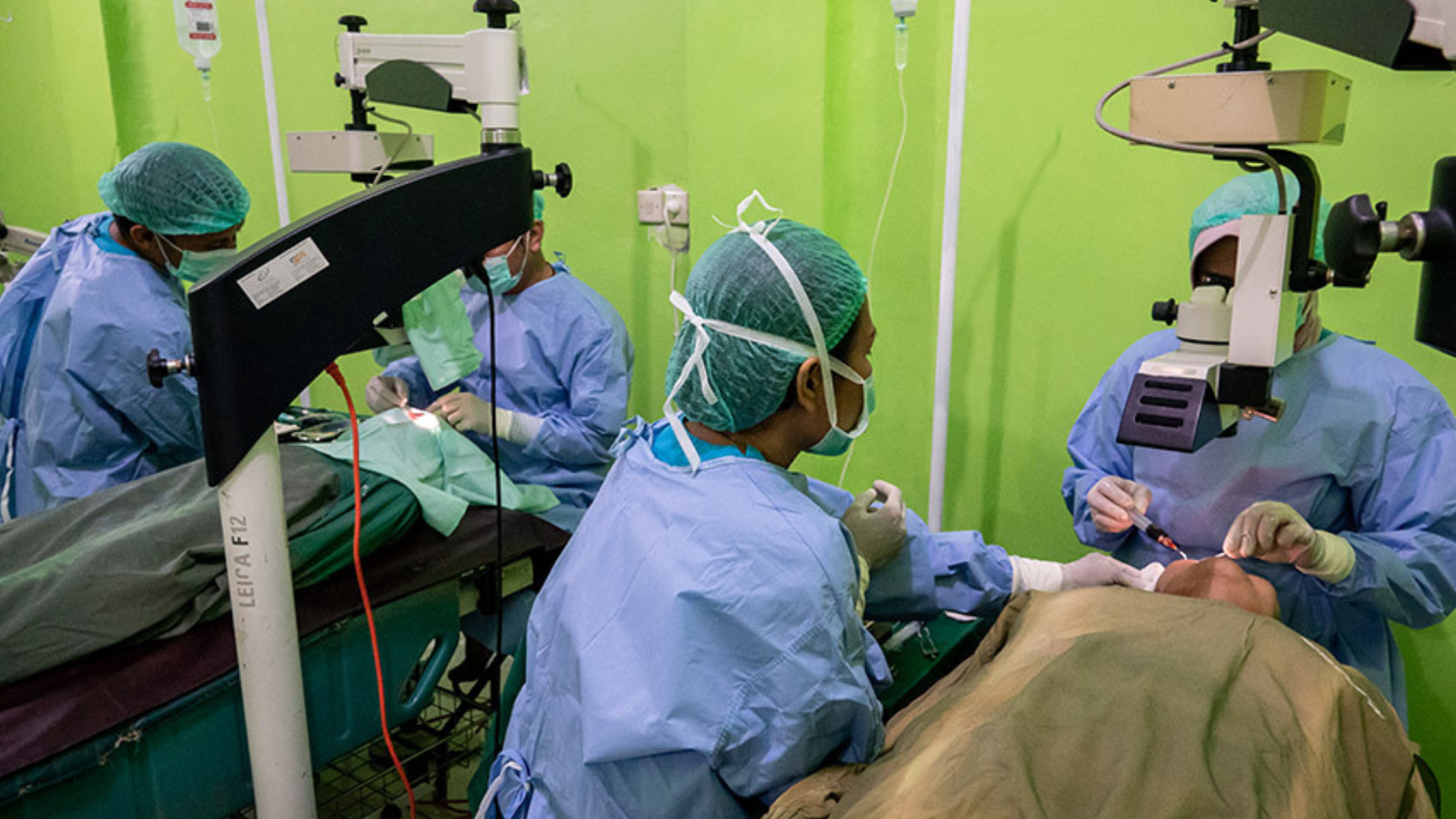 A surgery room in Indonesia