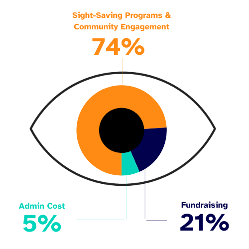 Fred Hollows expenditure breakdown