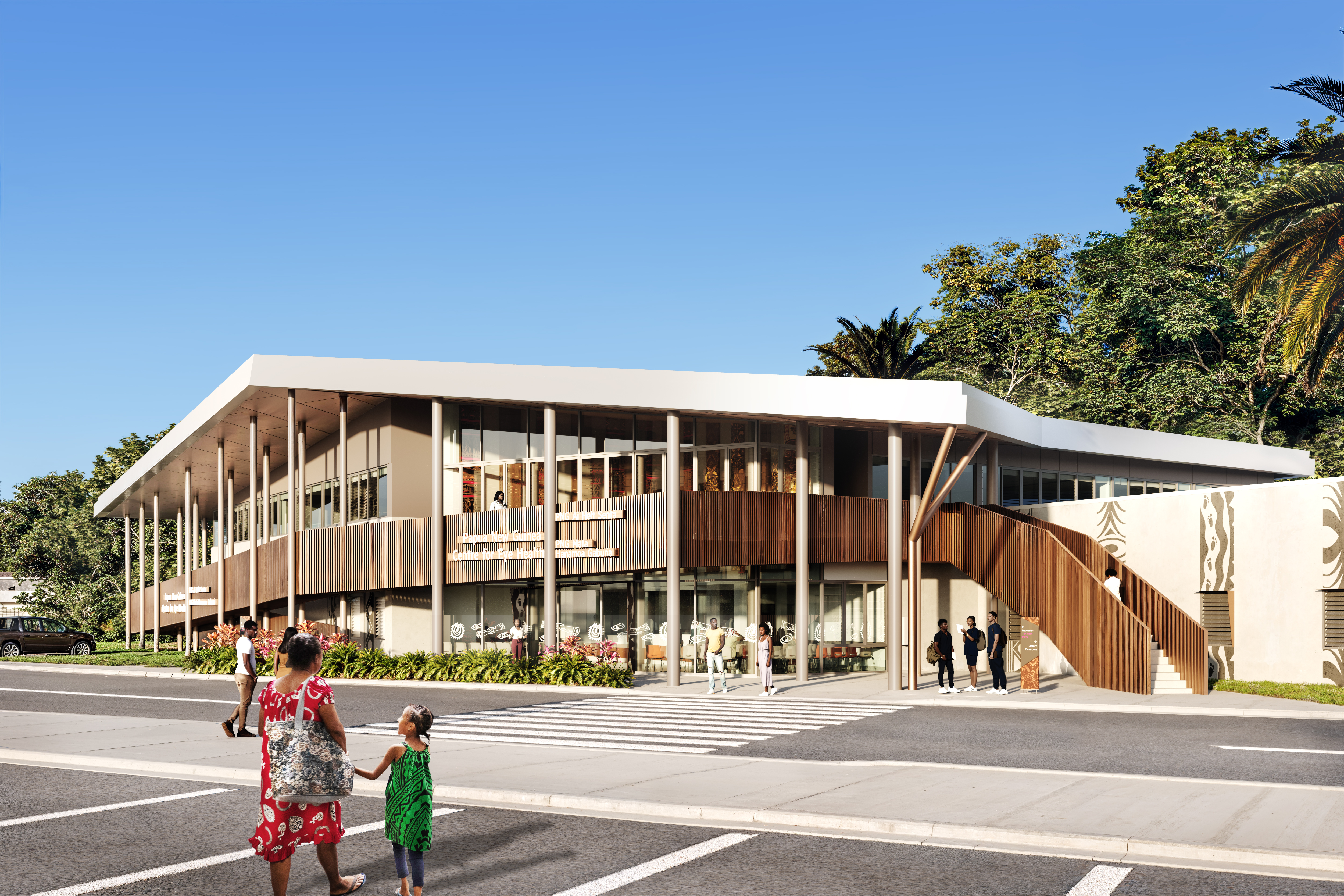 PNG's new Centre for Eye Health building