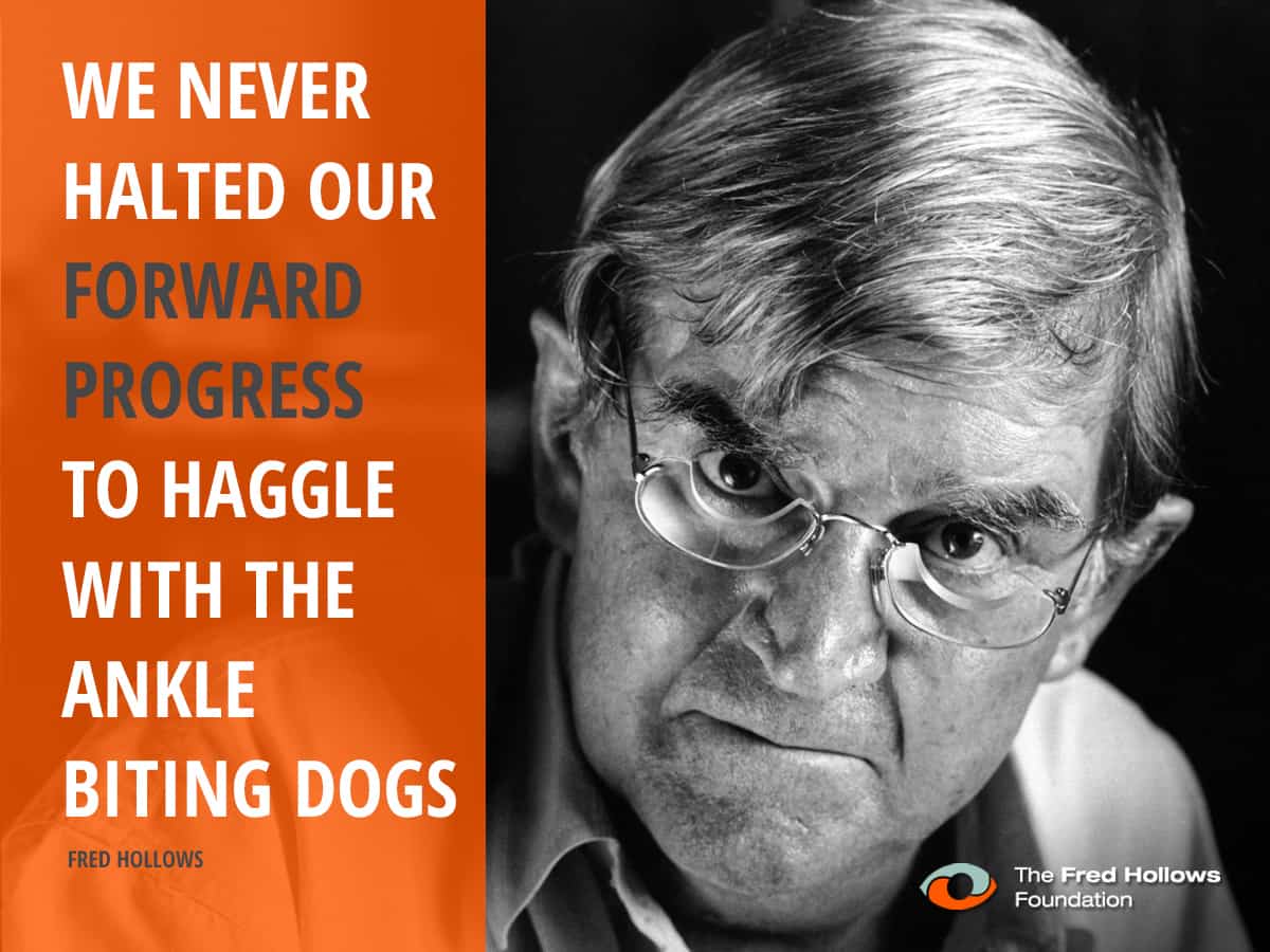 "The work was magic... And we were just doing good honest stuff that hadn't been done, and there was a mile of it to be done... We never halted our forward progress to turn around and haggle with the ankle biting dogs snapping at our heels."